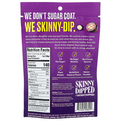 SkinnyDipped, Super Dark + Sea Salt Almonds, 3.5 oz (99 g)