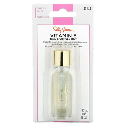 Sally Hansen, Vitamin E Nail & Cuticle Oil, 0.45 fl oz (13.3 ml)