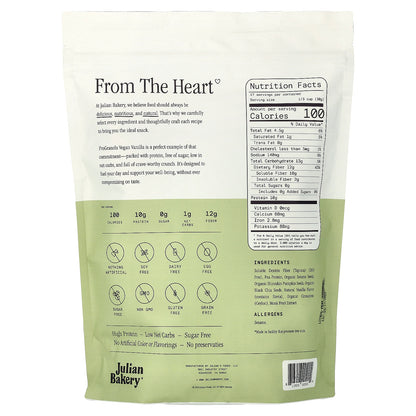 Julian Bakery, ProGranola Clusters, Vegan Vanilla, 17.9 oz (507.5 g)