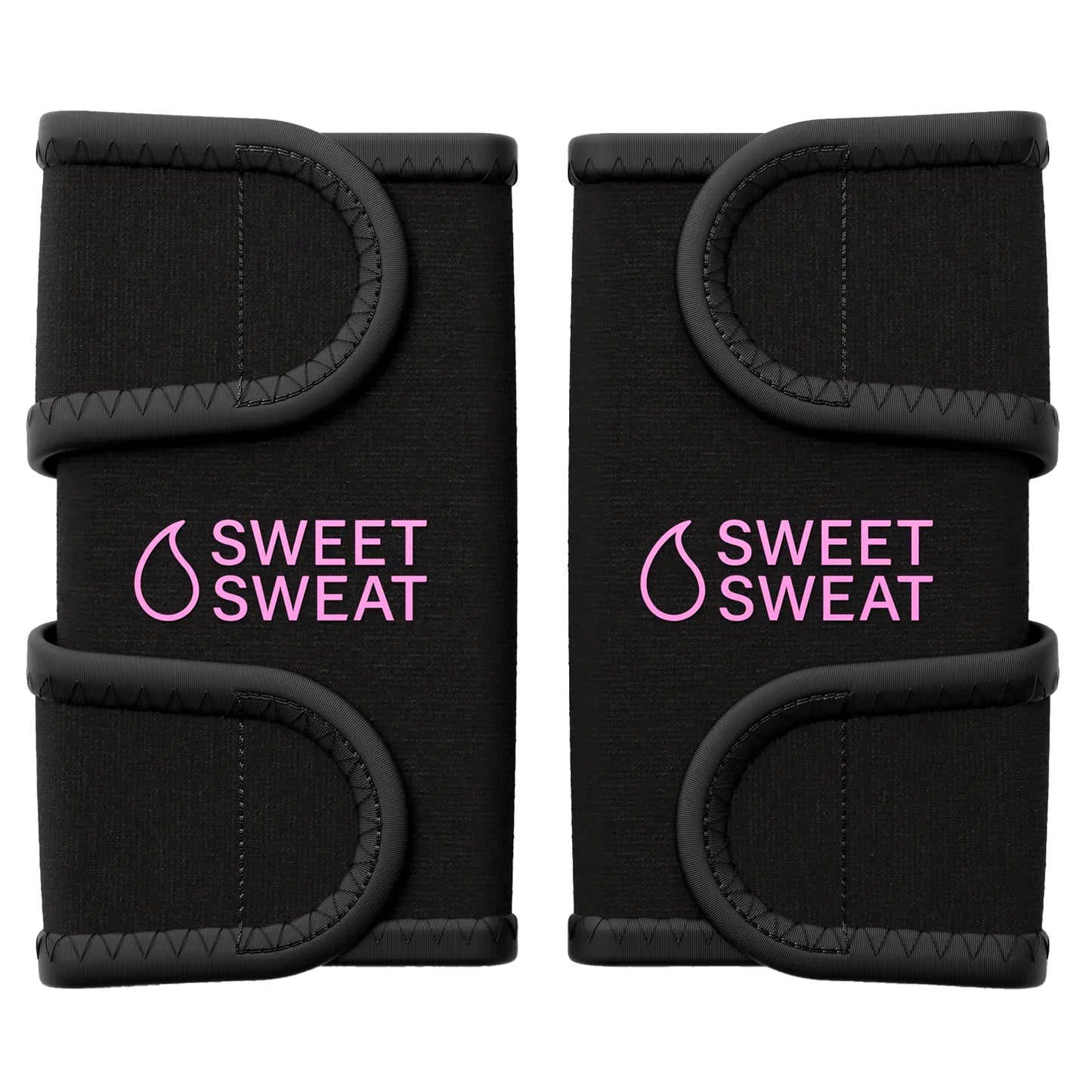 Sports Research, Sweet Sweat®, Arm Trimmers, Medium, Black & Pink, 1 Pair