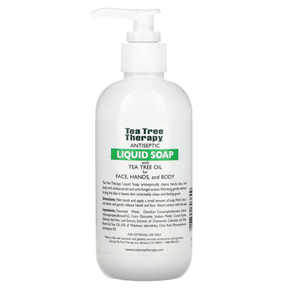 Tea Tree Therapy, Antiseptic Liquid Soap, With Tea Tree Oil, 8 fl oz (236 ml)