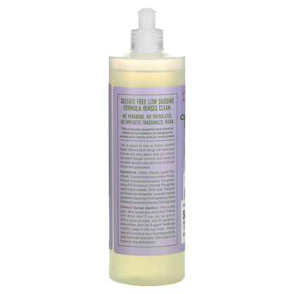 Rebel Green, Super Deluxe Dish Soap, Lavender & Grapefruit, 16 fl oz (473 ml)