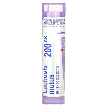 Boiron, Lachesis Mutus, 200CK, Menopause Relief, Approx 80 Pellets