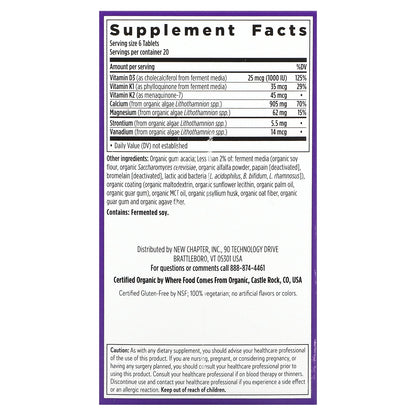 New Chapter, Plant Calcium, Bone Strength Take Care, 120 Vegetarian Tiny Tablets