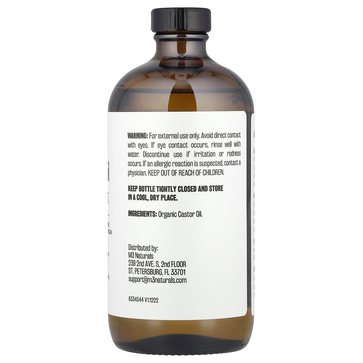 M3, Castor Oil + Body Wrap Kit, 16.9 fl oz (500 ml)