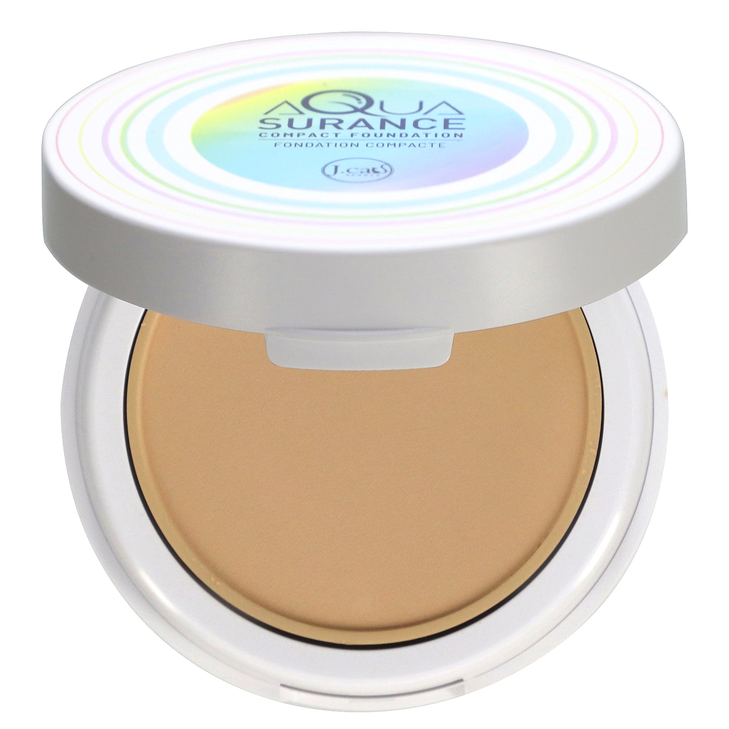 J.Cat Beauty, Aquasurance Compact Foundation, ACF102 Natural, 0.31 oz (9 g)