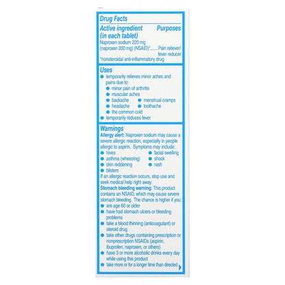 Aleve, Pain Reliever/Fever Reducer, 90 Tablets