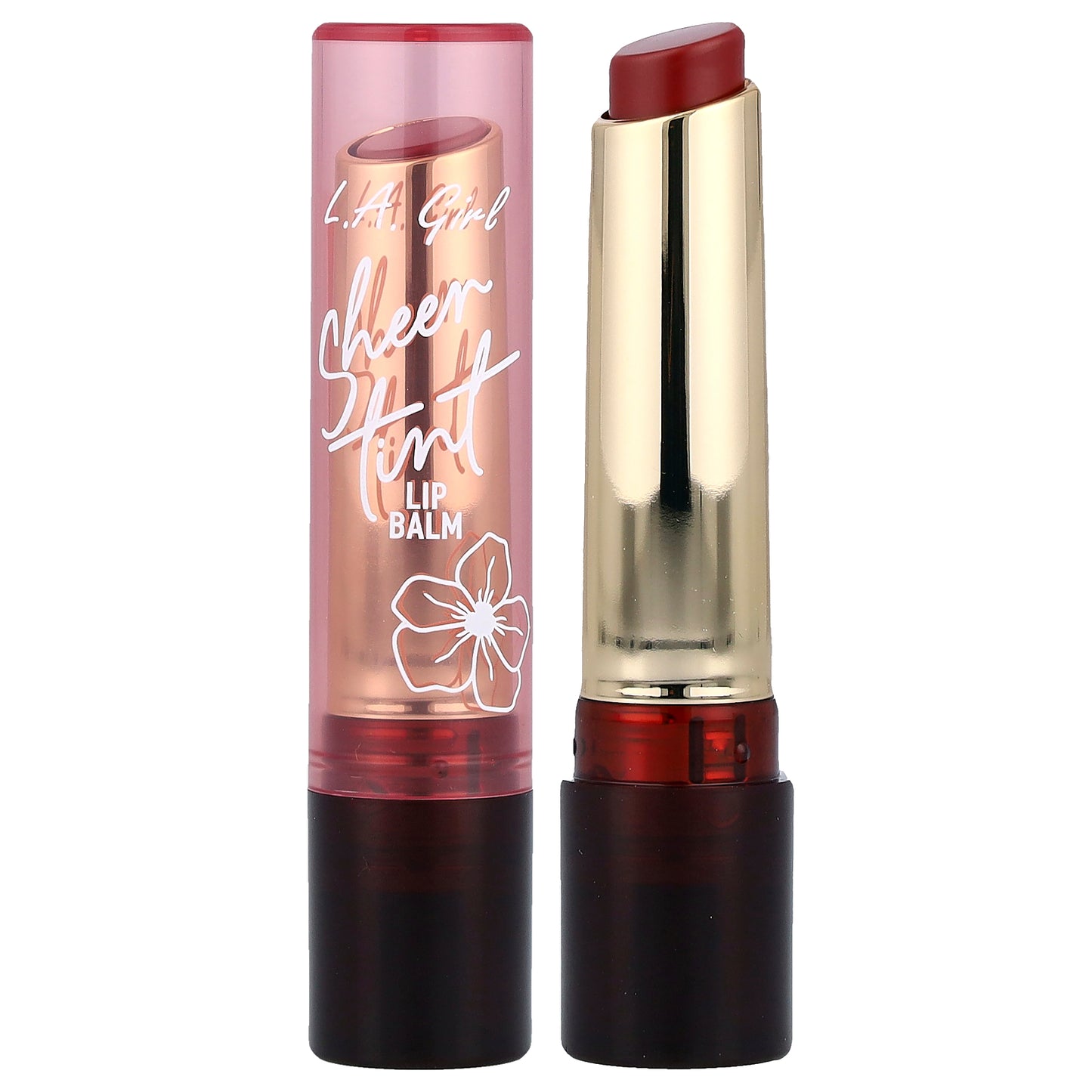 L.A. Girl, Sheer Tint Lip Balm, GLC606 Sheer Black Cherry, 0.07 oz (2 g)