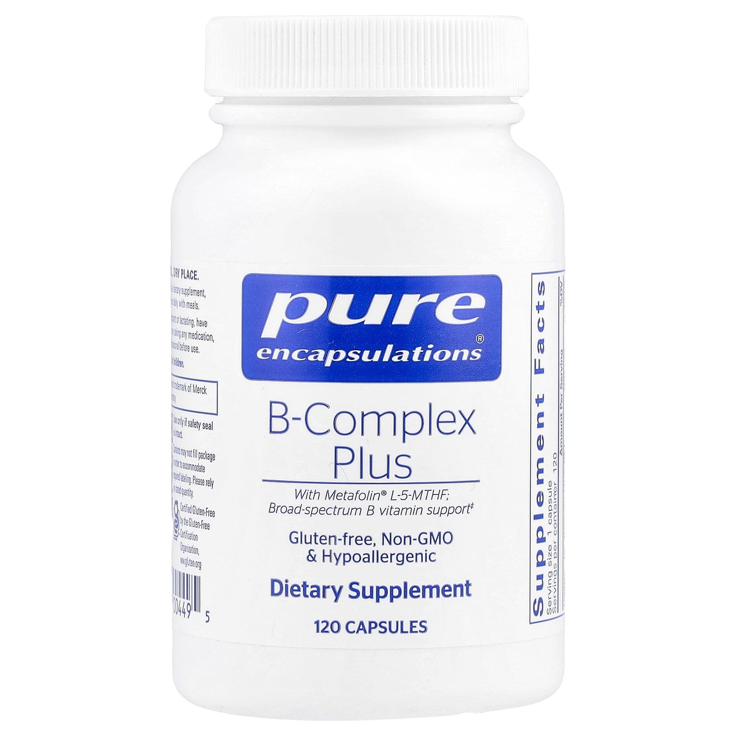Pure Encapsulations, B-Complex Plus, 120 Capsules