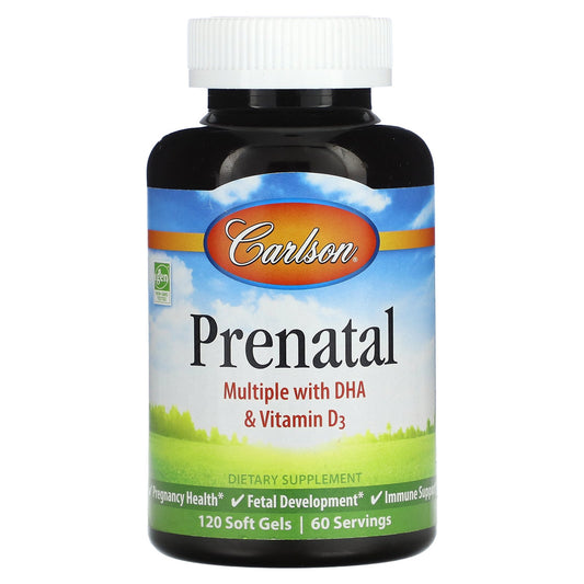 Carlson, Prenatal, 120 Soft Gels