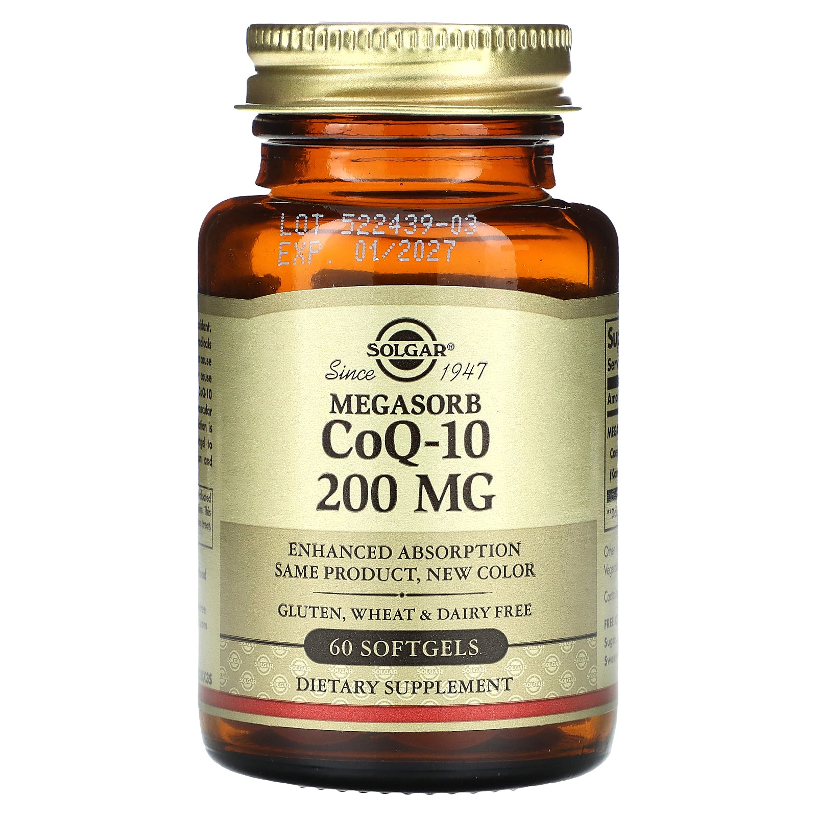 Solgar, Megasorb CoQ-10, 200 mg, 60 Softgels