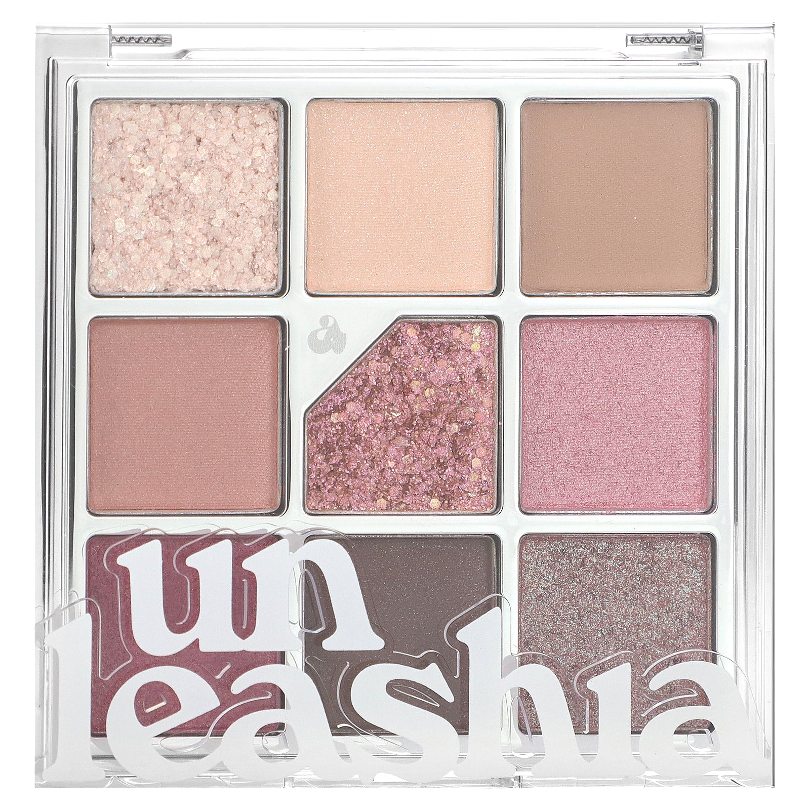 Unleashia, Glitterpedia Eyeshadow Palette, No.5 All of Dusty Rose, 0.233 oz