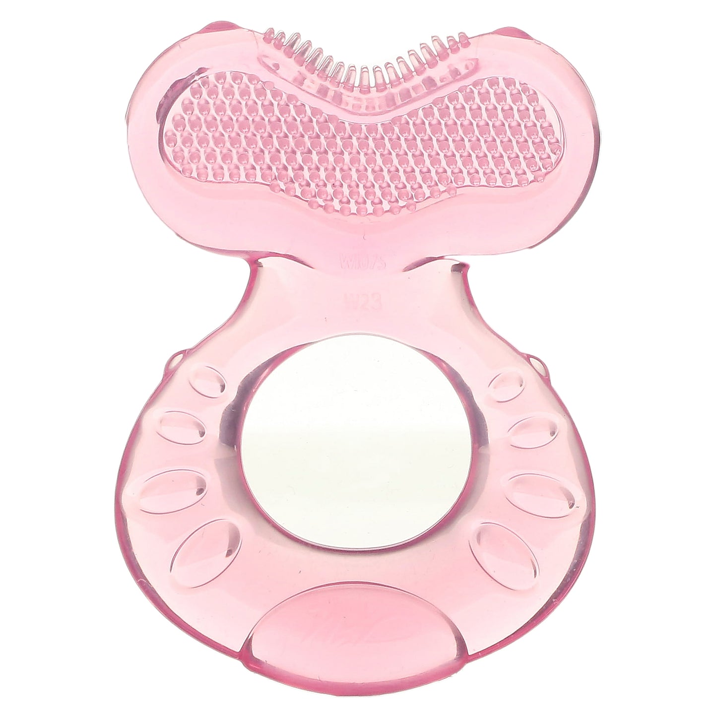 Nuby, Teethe-eez, Silicone Teether, 3+ Months, Pink, 2 Piece Set