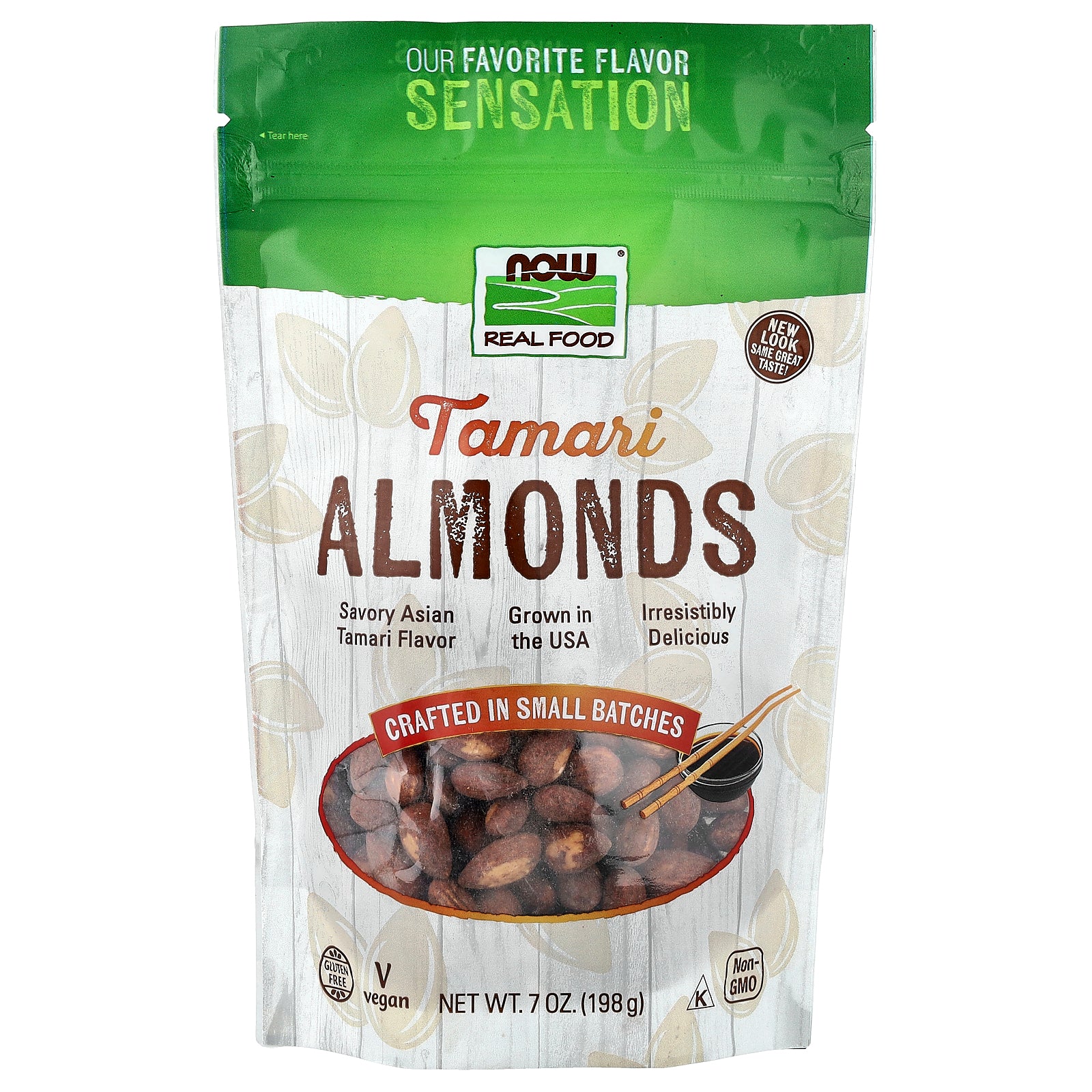 NOW Foods, Real Food, Tamari Almonds, 7 oz (198 g)