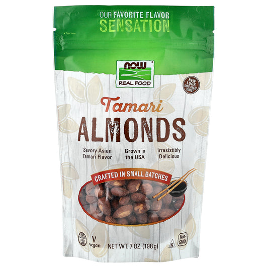 NOW Foods, Real Food, Tamari Almonds, 7 oz (198 g)