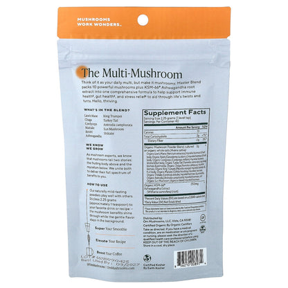 Om Mushrooms, Mushroom Powder, Master Blend + Ashwagandha, 3.17 oz (90 g)