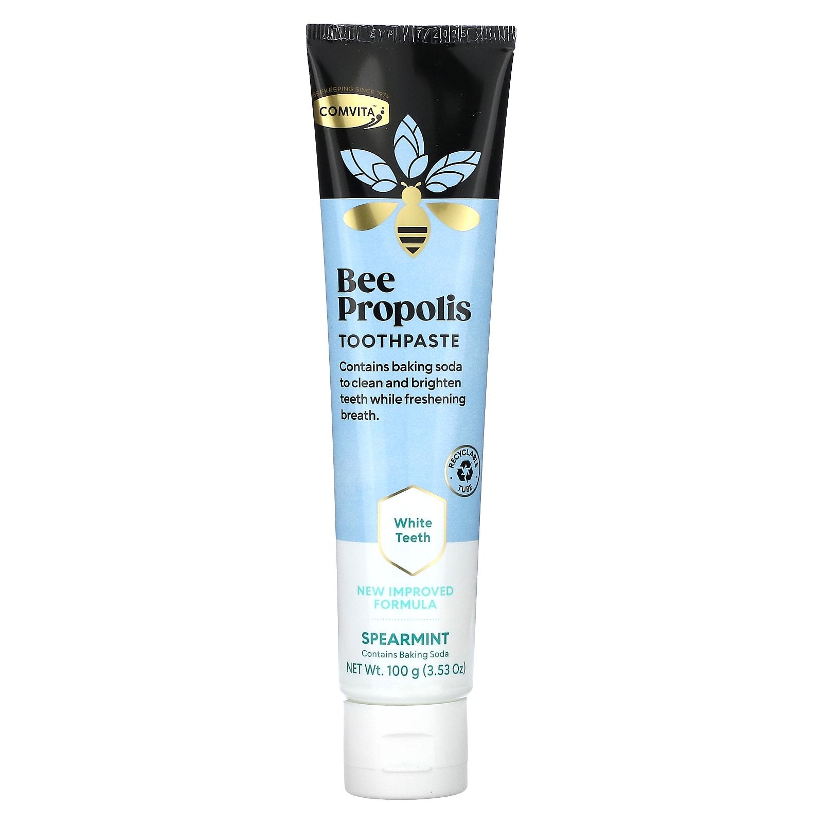 Comvita, Bee Propolis Toothpaste, Spearmint, 3.53 oz (100 g)