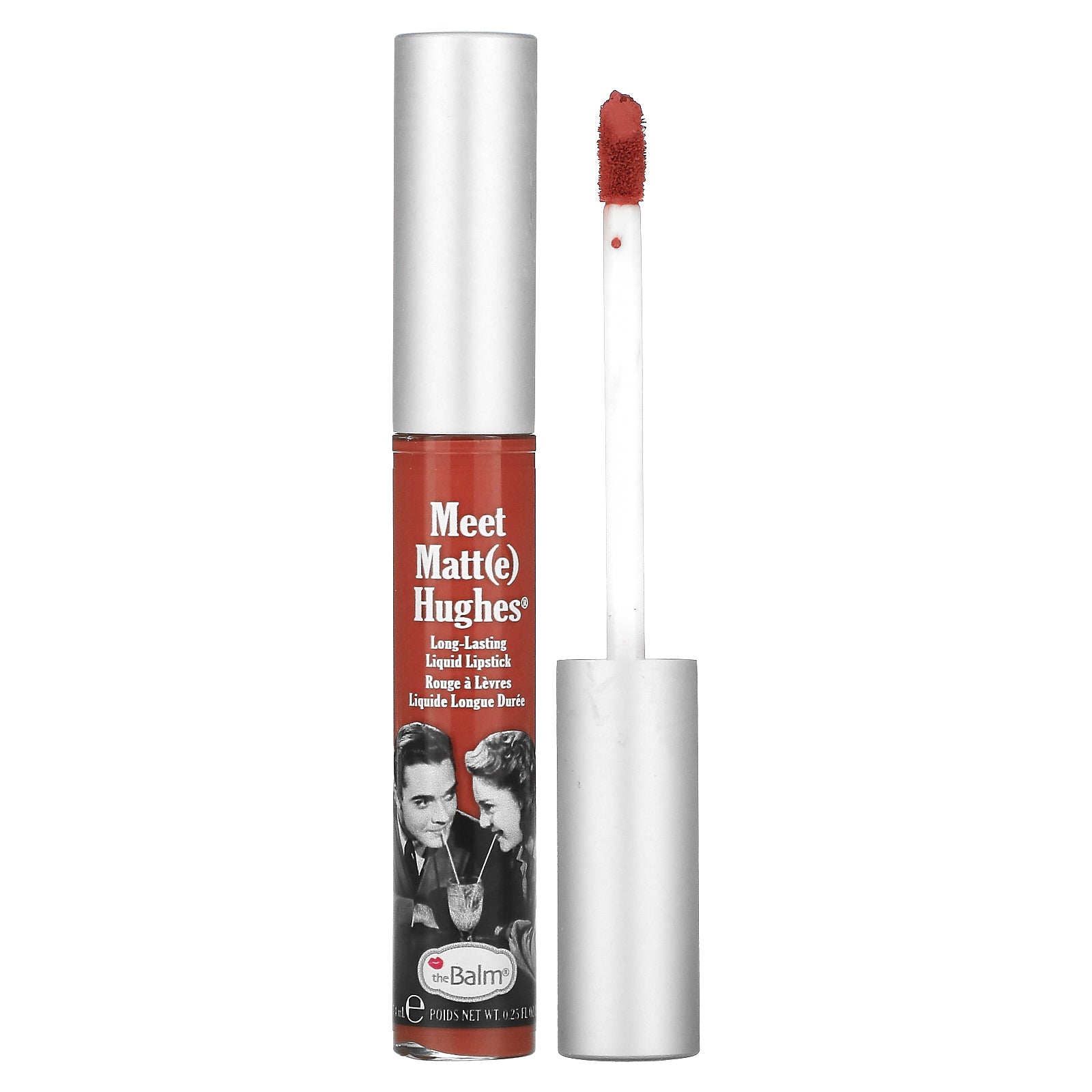theBalm Cosmetics, Meet Matt(e) Hughes®, Long-Lasting Liquid Lipstick, Committed, 0.25 fl oz (7.4 ml)