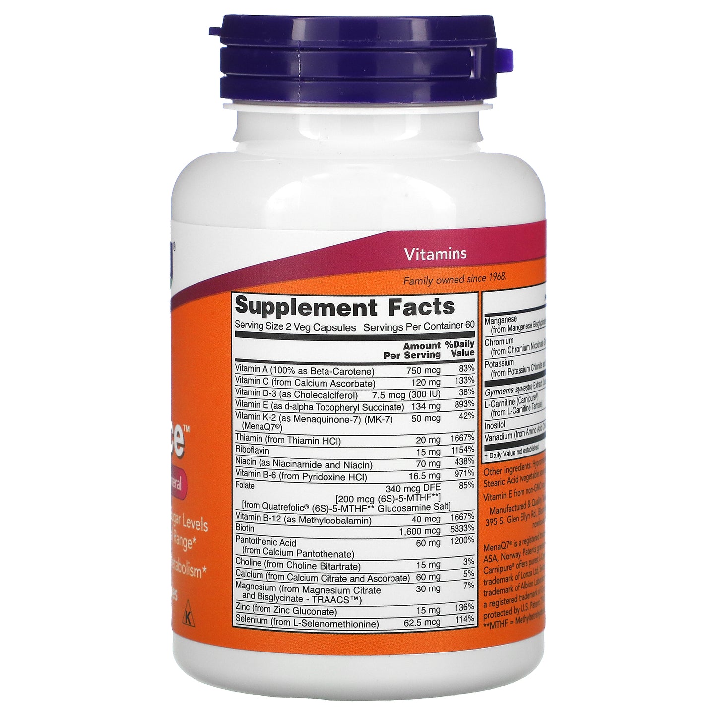 NOW Foods, True Balance, Multi Vitamin & Mineral, 120 Veg Capsules