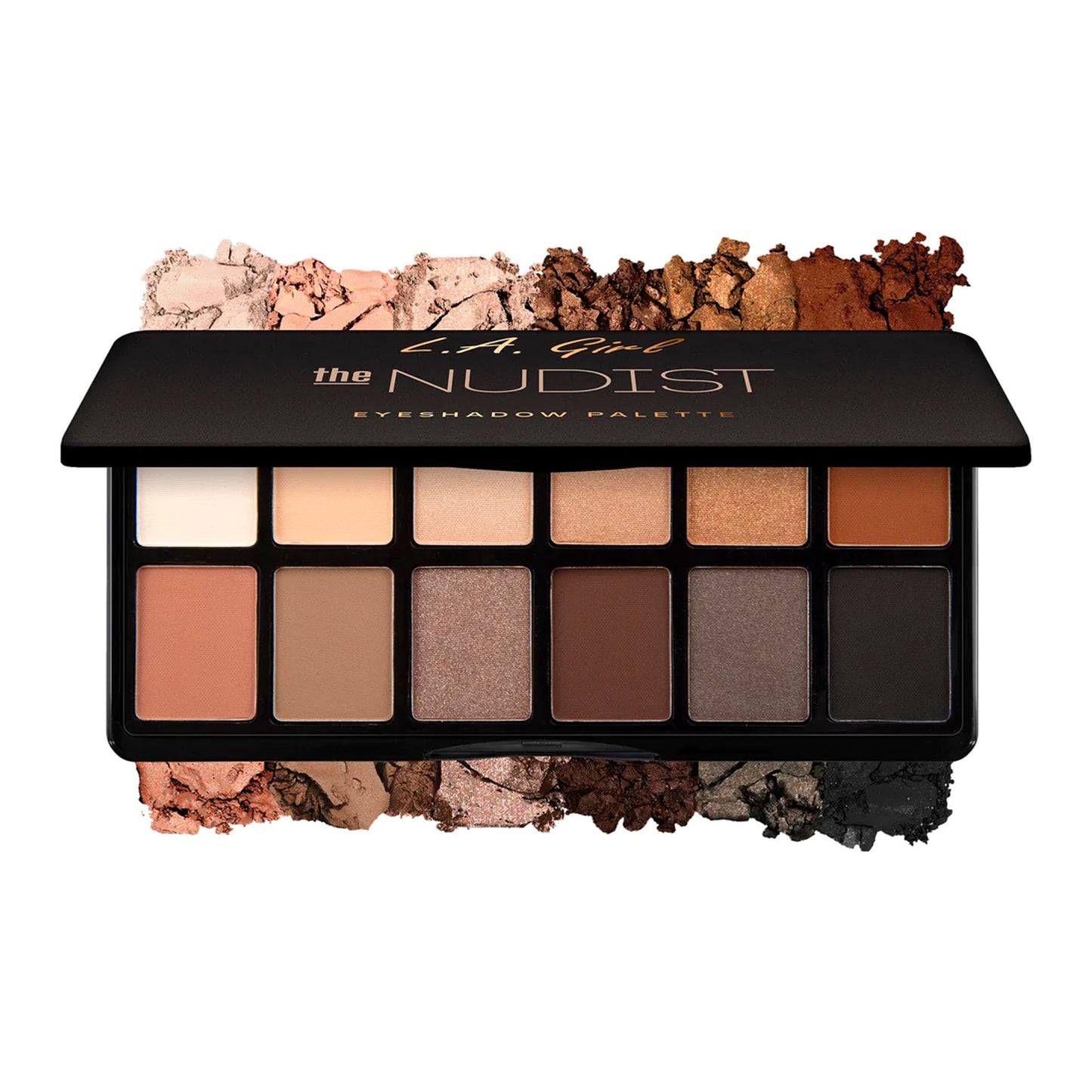 L.A. Girl, Eyeshadow Palette, GES418 The Nudist, 0.42 oz (12 g)