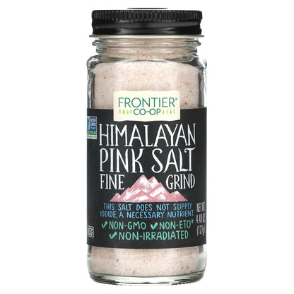 Frontier Co-op, Himalayan Pink Salt, Fine Grind, 4.48 oz (127 g)