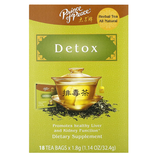 Prince of Peace, Herbal Tea, Detox, 18 Tea Bag, 1.14 oz (32.4 g)