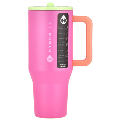 HydroJug, Traveler Tumbler, Orchid, 40 oz