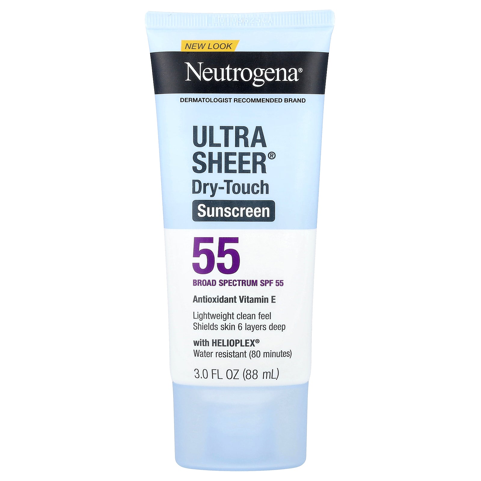 Neutrogena, Ultra Sheer® Dry-Touch Sunscreen, SPF 55, 3 fl oz (88 ml)