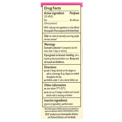 Bach, Original Flower Remedies, Elm, 0.35 fl oz (10 ml)