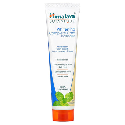 Himalaya, Botanique, Whitening Complete Care Toothpaste, Simply Peppermint, 5.29 oz (150 g)