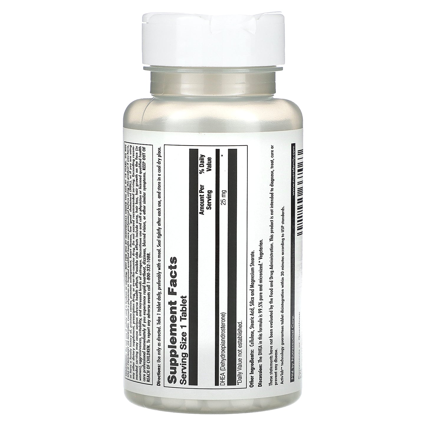 KAL, DHEA, 25 mg, 60 Tablets