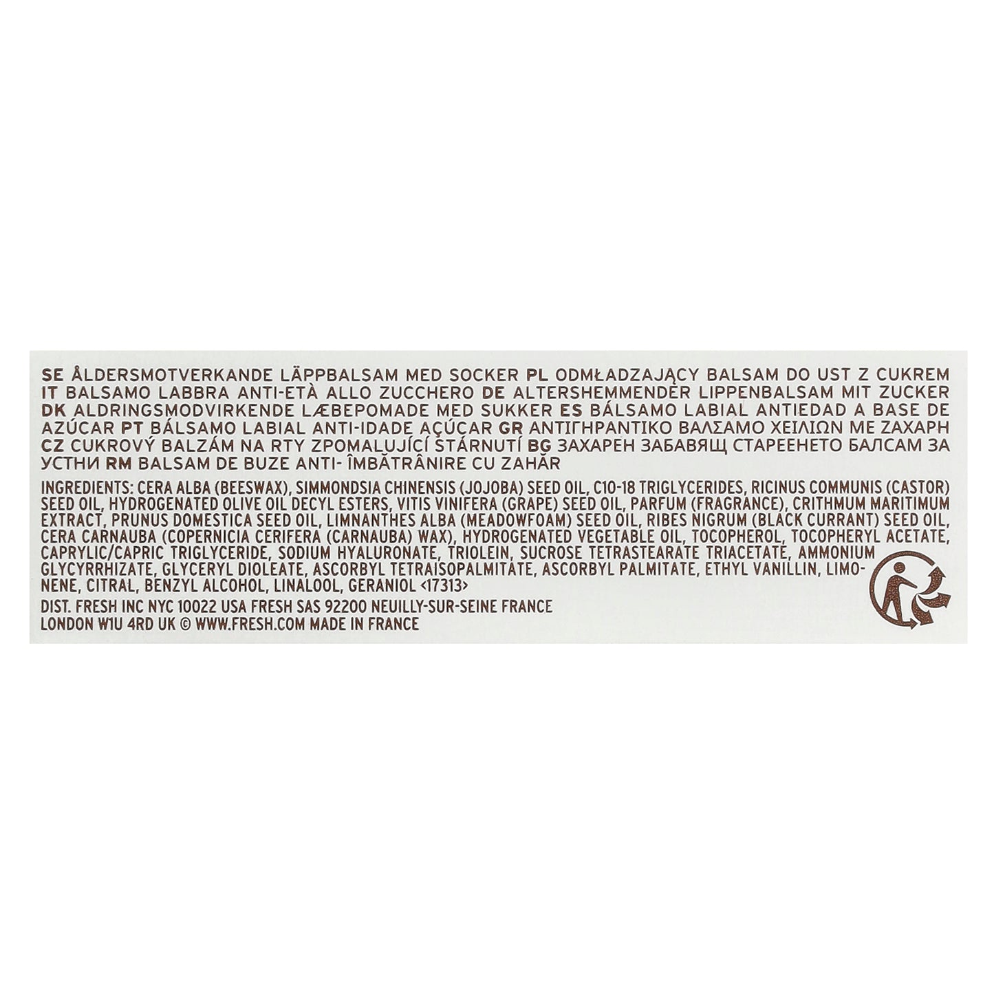 Fresh, Sugar Advanced Therapy Lip Treatment, 0.15 oz (4.3 g)