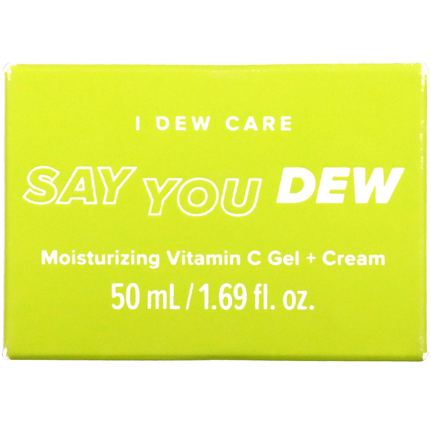 I Dew Care, Say You Dew, Moisturizing Vitamin C Gel + Cream, 1.69 fl oz (50 ml)