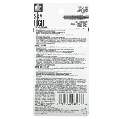 Maybelline, Lash Sensational, Sky High Tinted Primer, 810 Soft Black, 0.26 fl oz (7.7 ml)