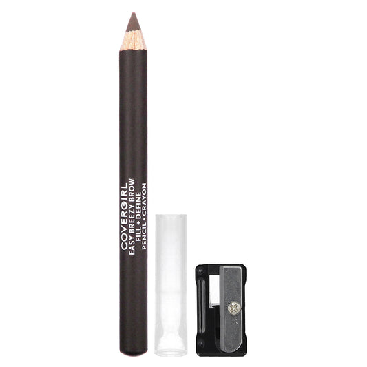 Covergirl, Easy Breezy Brow, Fill + Define Pencils, 505 Rich Brown, 0.06 oz (1.7 g)