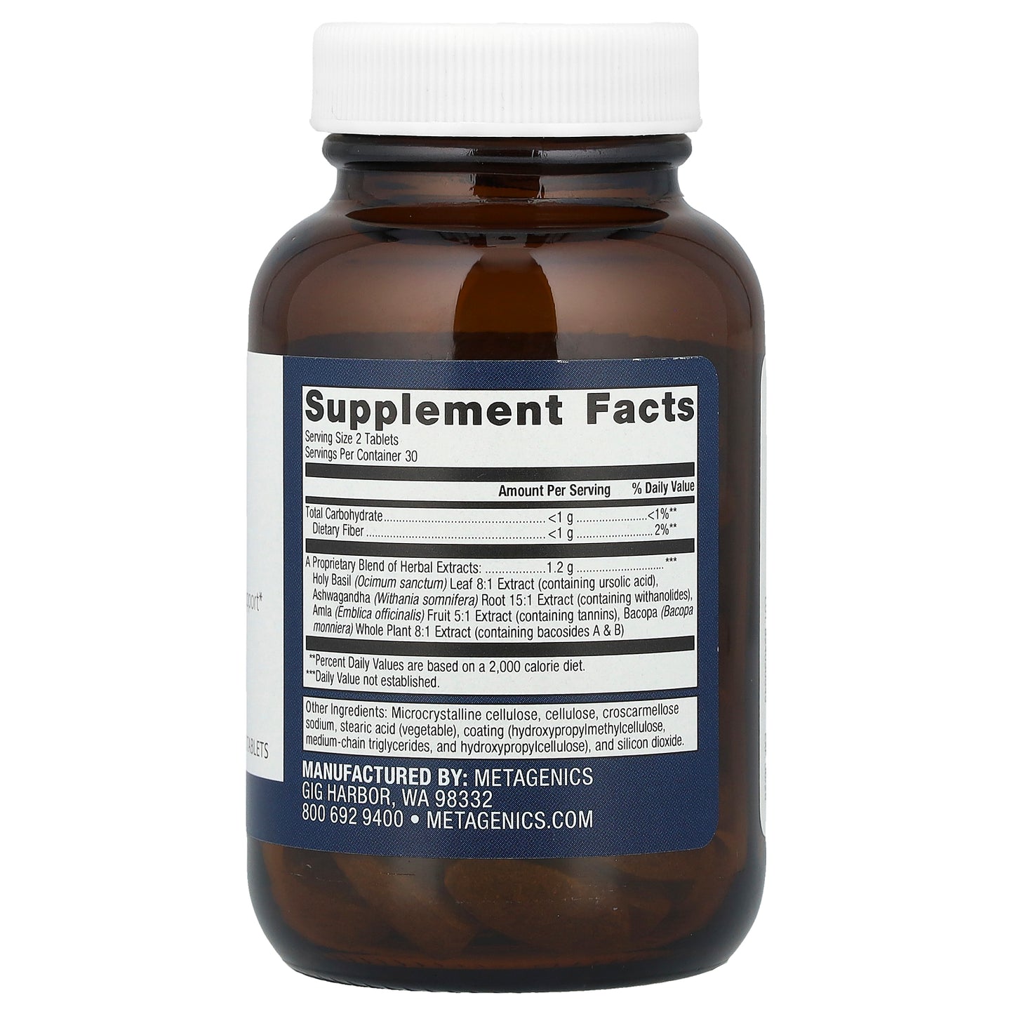 Metagenics, Exhilarin®, 60 Tablets