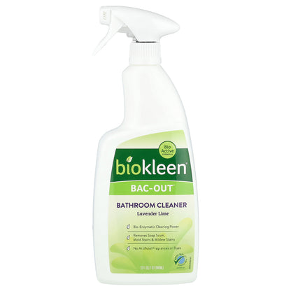 Biokleen, Bac Out®, Bathroom Cleaner, Lavender Lime, 32 fl oz (946 ml)