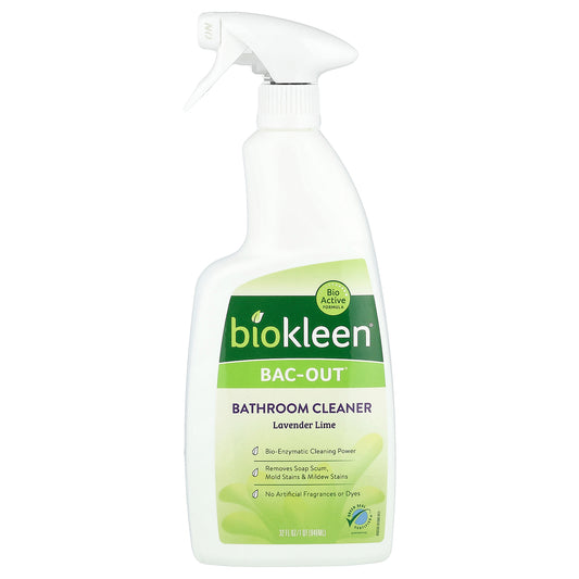 Biokleen, Bac Out®, Bathroom Cleaner, Lavender Lime, 32 fl oz (946 ml)
