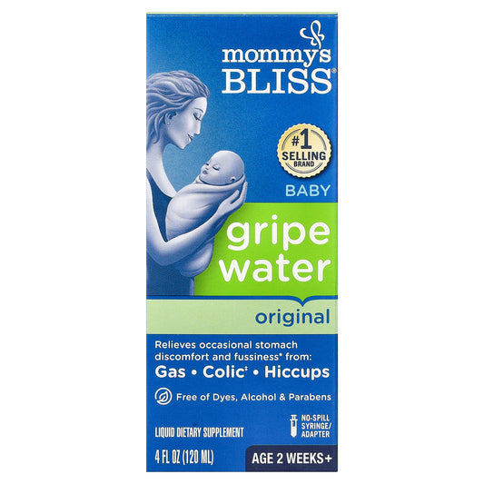 Mommy's Bliss, Original Gripe Water, Age 2 Weeks+, 4 fl oz (120 ml)