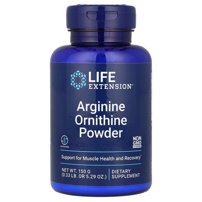 Life Extension, Arginine Ornithine Powder, 5.29 oz (150 g)