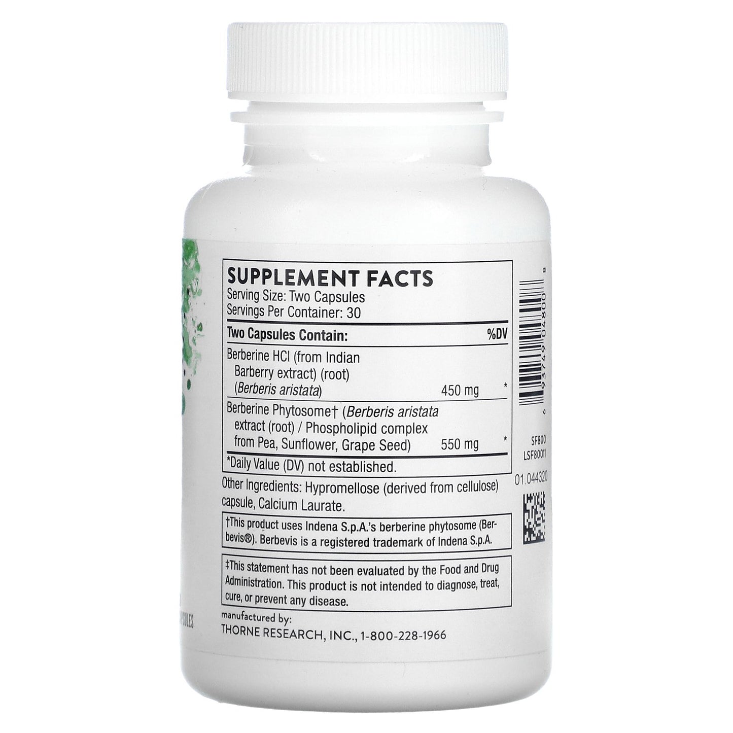 Thorne, Berberine, 60 Capsules