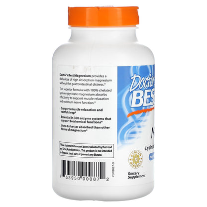 Doctor's Best, High Absorption Magnesium, 240 Tablets (100 mg Per tablet)