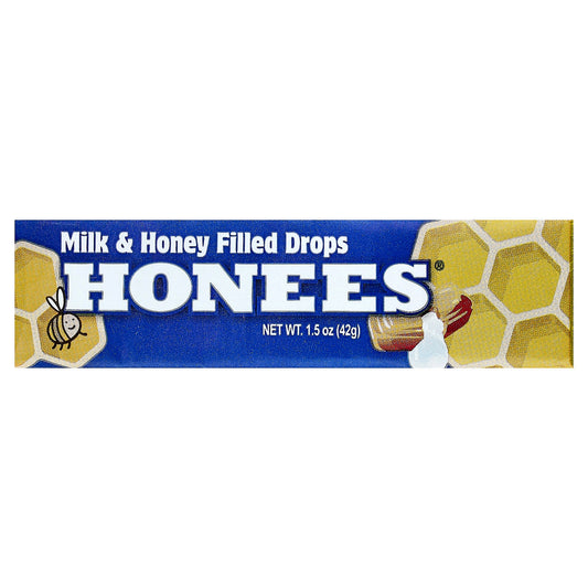 Honees, Milk & Honey Filled Drops, 1.5 oz (42 g)