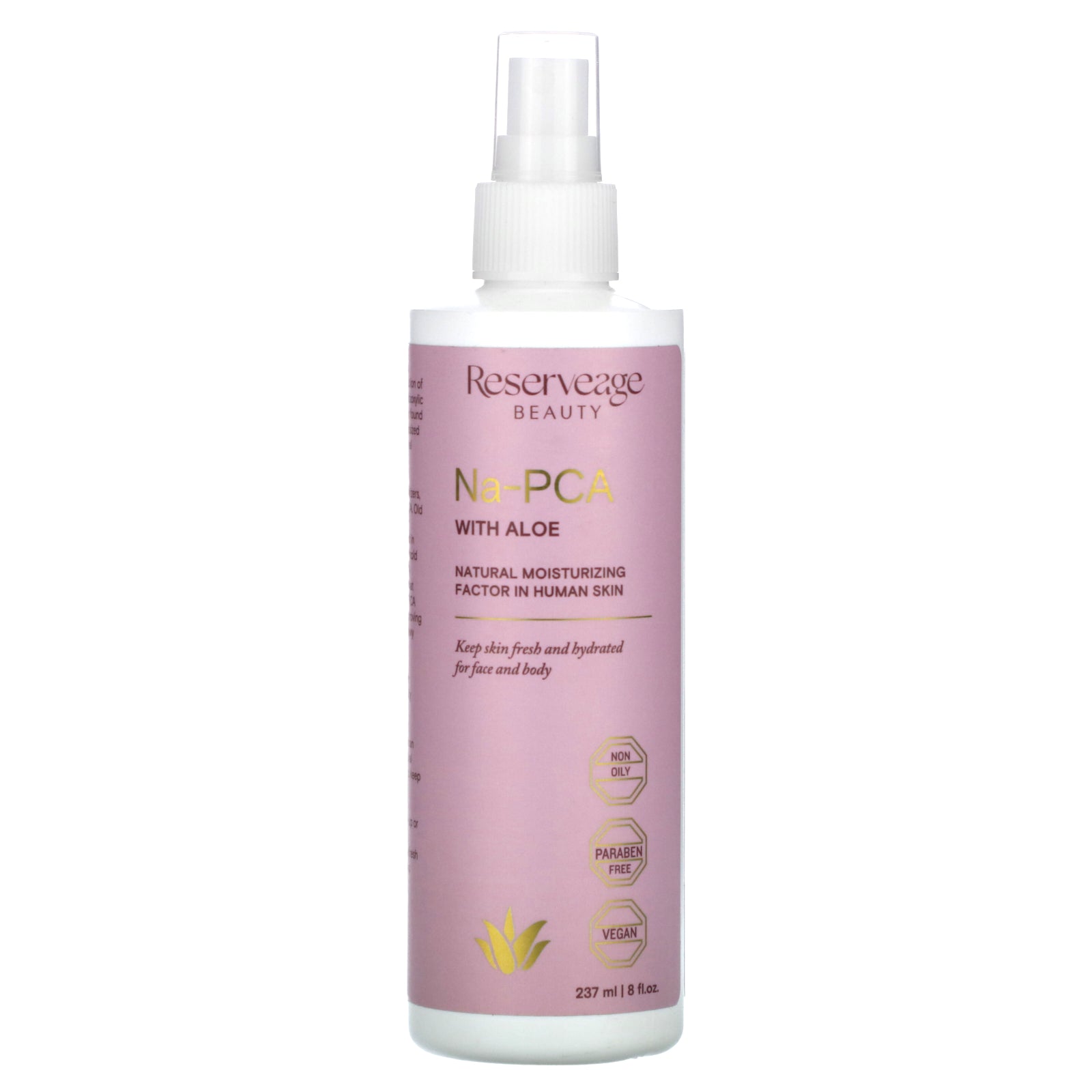 Reserveage Beauty, Na-PCA with Aloe, 8 fl oz (237 ml)