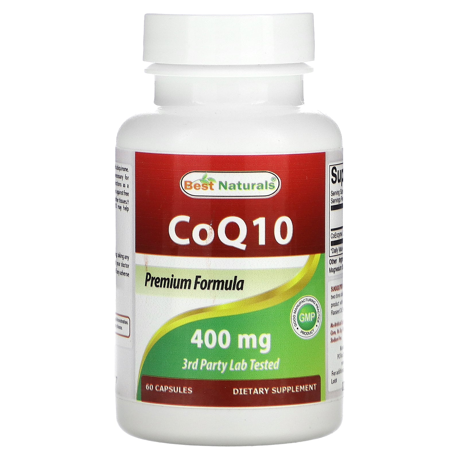 Best Naturals, CoQ10, 400 mg, 60 Capsules