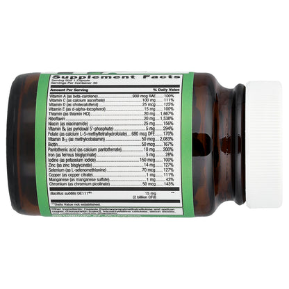 Metagenics, UltraFlora®, Probiotic + Multivitamin, 30 Capsules