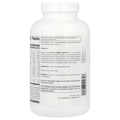 Planetary Herbals, Myelin Sheath Support™, 180 Tablets