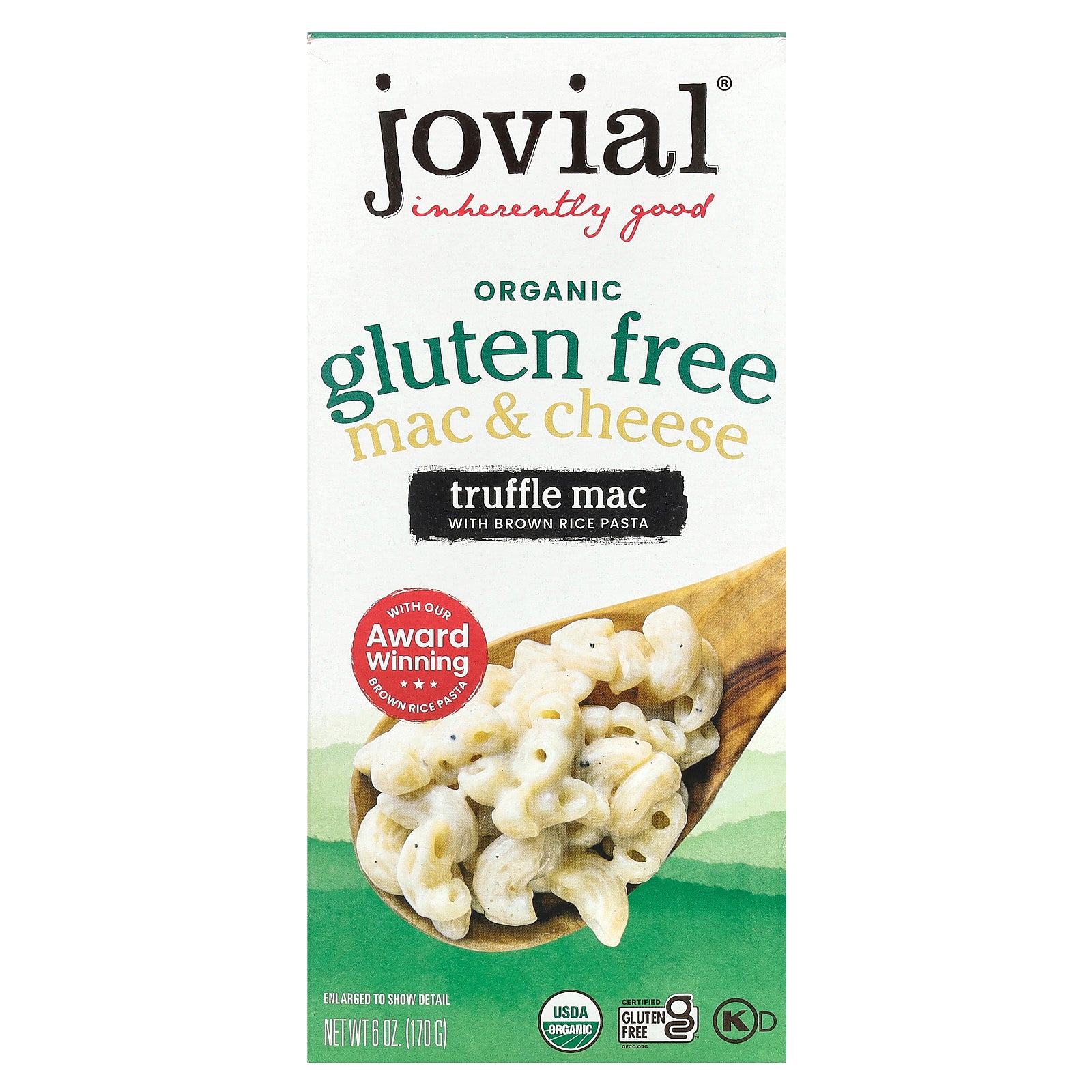 Jovial, Organic Gluten Free, Mac & Cheese, Truffle Mac, 6 oz (170 g)