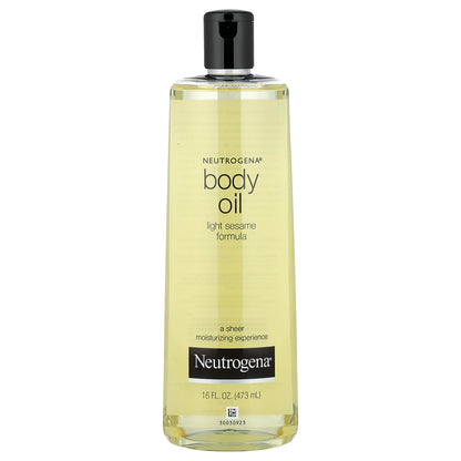 Neutrogena, Body Oil, Light Sesame Formula, 16 fl oz (473 ml)