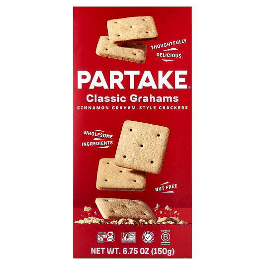 Partake, Classic Grahams, Cinnamon, 6.75 oz (150 g)